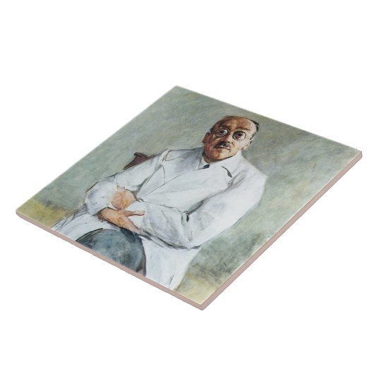 De chirurg (door Max Liebermann) Tegeltje (Zijkant)