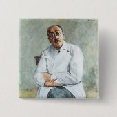 De chirurg (door Max Liebermann) Vierkante Button 5,1 Cm (Voorkant)