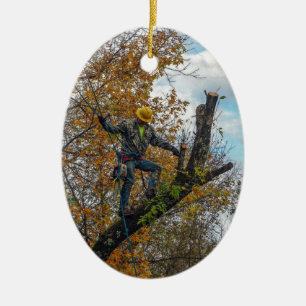 De Chirurg van de boom Keramisch Ornament