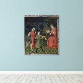 De Chirurgenkliniek, door Guy de Chauliac Canvas Afdruk (Insitu (Houten vloer))