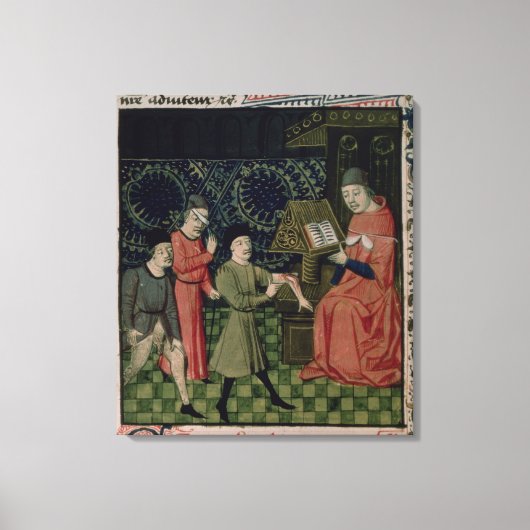 De Chirurgenkliniek, door Guy de Chauliac Canvas Afdruk (Voorkant)