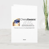 De chocolade Behandelde Kaart van Valentijn van de (Achterkant)