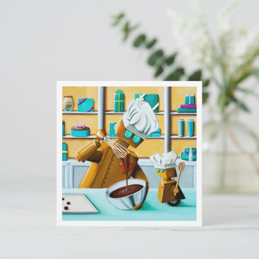 De Chocolade - Mini Print (Staand voorkant)