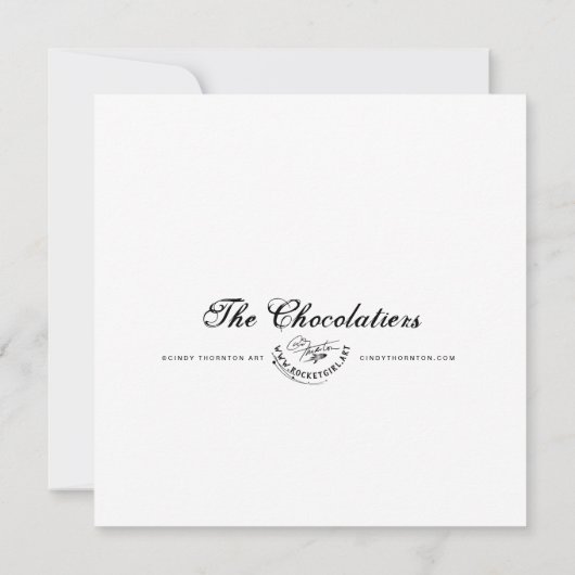 De Chocolade - Mini Print (Achterkant)