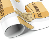 De Chocolade van de Koekjestrommel van het Voedsel Cadeaupapier (Rol Hoek)