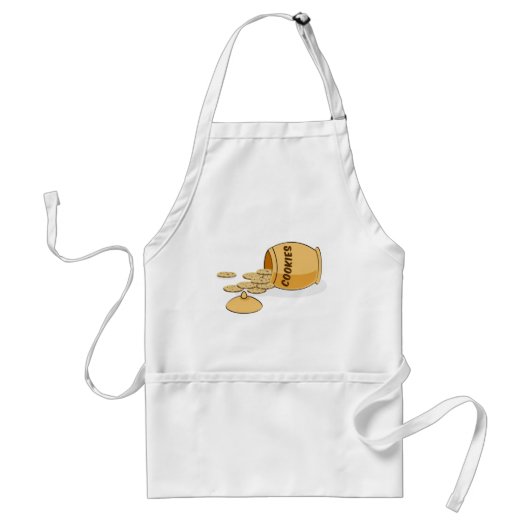 De Chocolade van de Koekjestrommel van het Voedsel Standaard Schort (Voorkant)