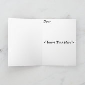 De Chocolade van de politieman/Reptilian Vogel 1 Kaart (Binnen)