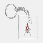 De Choo-Choo-trein van de Sleutelhanger van het Le (Voorkant Links)