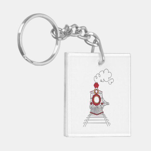 De Choo-Choo-trein van de Sleutelhanger van het Le (Voorkant Links)