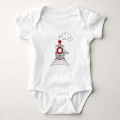 De Choo-Choo-trein van het T-shirt van het Baby va (Voorkant)