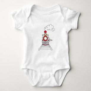 De Choo-Choo-trein van het T-shirt van het Baby va