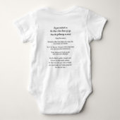 De Choo-Choo-trein van het T-shirt van het Baby va (Achterkant)