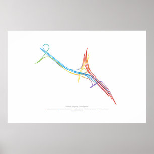 De Choreografie van de uitwisseling: Norfolk, VA, Poster