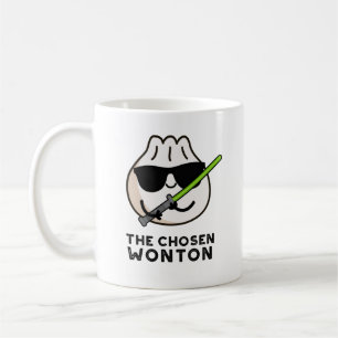 De Chosen Wonton Funny Food Pun Koffiemok
