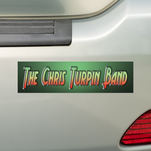 De Chris Turpin Band Bumpersticker (Op auto)