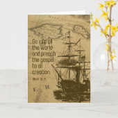 De Christelijke Afstuderen van de Kaart van de (Gele Bloem)