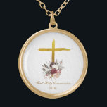 *~* De Christelijke Bevestiging van de Vloergemeen Goud Vergulden Ketting<br><div class="desc">(zoekid AP35 voor gelijkaardige design en AP40)) Blowers Floral Bouquet of Flowers aan de basis van een bijtend gewoon Gold Jesus Cross. Verwijder, resize en geef om het even welke elementen uit u wilt en kunt. Zet het ontwerp voor om het even welk goed vibe doel om u wilt. Breng...</div>