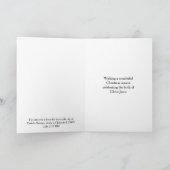 De Christelijke Geboorte van Christus Jesus Feestdagen Kaart (Binnen)