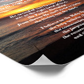 De Christelijke geloofsverklaring van de apostelen Poster (Hoek)