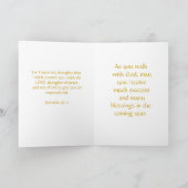 De Christelijke Groet van de Verjaardag Kaart (Binnen)