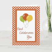 De Christelijke Groet van de Verjaardag Kaart (Voorkant)