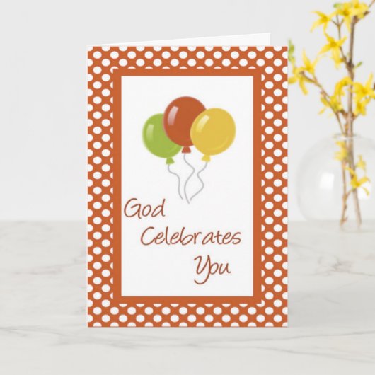 De Christelijke Groet van de Verjaardag Kaart (Gele Bloem)