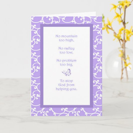 De Christelijke Groet van de Vriendschap Kaart (Gele Bloem)