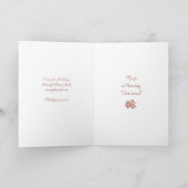 De Christelijke Groet van de Vriendschap Kaart (Binnen)