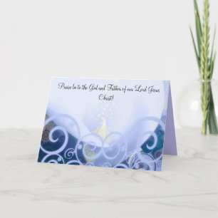 De Christelijke Hoop van de Kaart van Pasen in