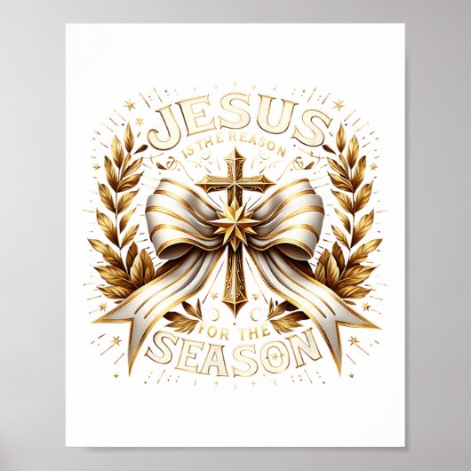 De Christelijke Jezus Christus is de reden voor Poster (Voorkant)