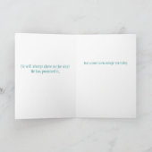 De Christelijke kaart-Aanmoediging van de Groet Kaart (Binnen)