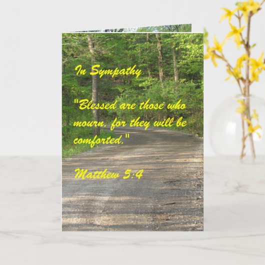 De Christelijke Kaart van de Sympathie (Gele Bloem)