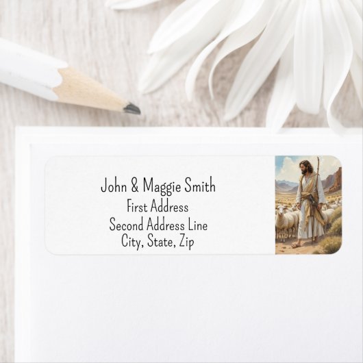 De Christelijke Kerkheer is mijn Herdersgod Etiket (Insitu)