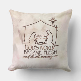 De Christelijke Kerstmis van de Geboorte Kussen