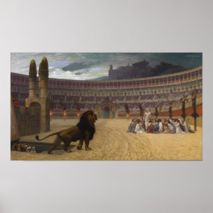 De Christelijke martelaren hebben het laatste gebe Poster
