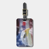 De Christelijke patriot. Bagagelabel (Voorkant verticaal)