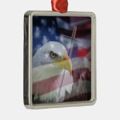De Christelijke patriot. Metalen Ornament (Rechts)