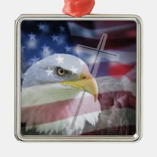De Christelijke patriot. Metalen Ornament (Voorkant)