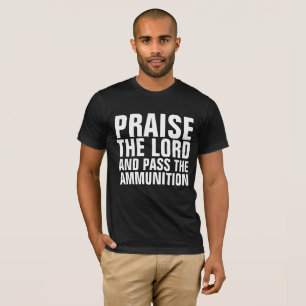 DE Christelijke T-Shirts VAN DE LORD PASS AMMUNITI
