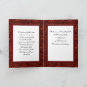 De Christelijke Vakantie van Kerstmis Feestdagen Kaart (Binnen)