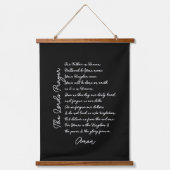 De Christelijke Wood van de Lord's Prayer Hangend Wandkleed (Voorkant)