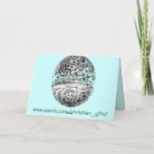 De christen dankt u kaardt bedankkaart (Achterkant)