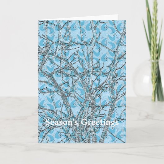 DE CHRISTMAS TREE FEESTDAGEN KAART (Voorkant)