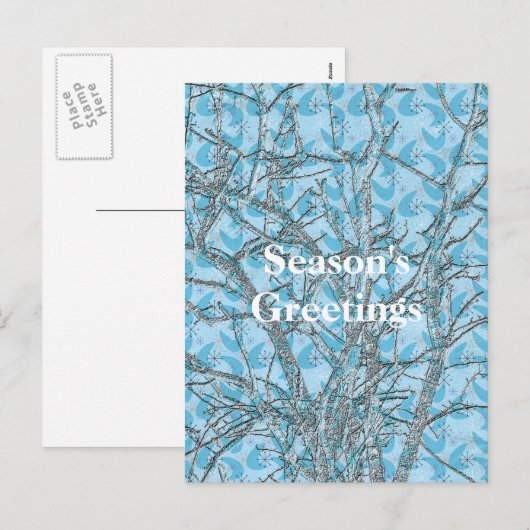 DE CHRISTMAS TREE FEESTDAGENKAART (Voorkant / Achterkant)