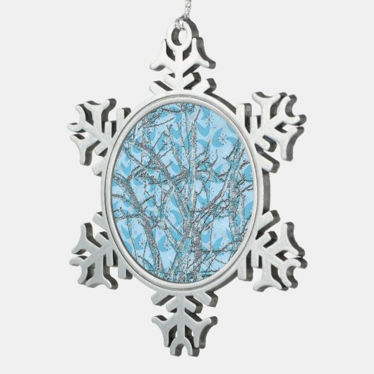 DE CHRISTMAS TREE TIN SNEEUWVLOK ORNAMENT (Rechts)