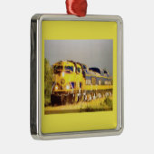 DE CHRISTMAS VAN DE "TREINLOVER" METALEN ORNAMENT (Rechts)