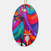 De Christmas Witch 8 design Vakantie Ornament (Links)