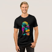 De Chromatische Odyssee Tri-Blend Shirt (Voorkant volledig)