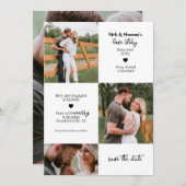 De Chronologie van de foto bewaart de Datum Kaart (Voorkant / Achterkant)