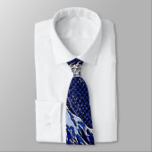 De chroomvezelstijlen van de Great Hokusai Wave Stropdas (Gebonden)